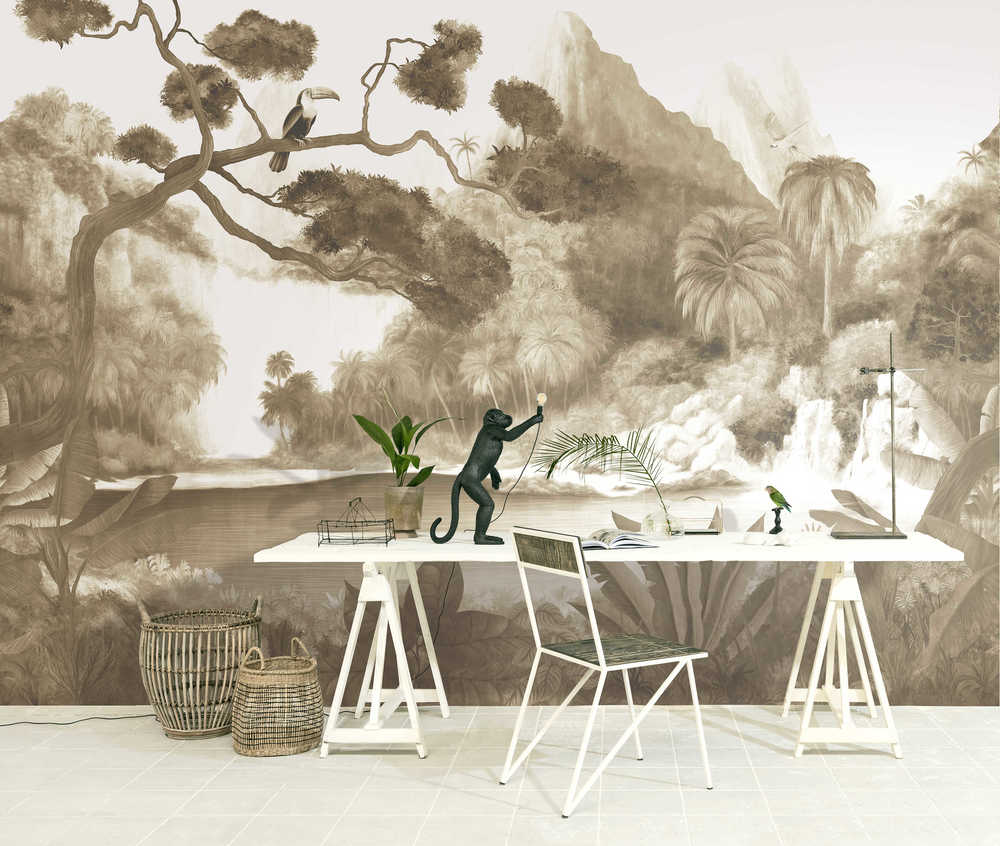 Masureel Wall Designs IV DG4TOU1011-260 Toucan Sepia
