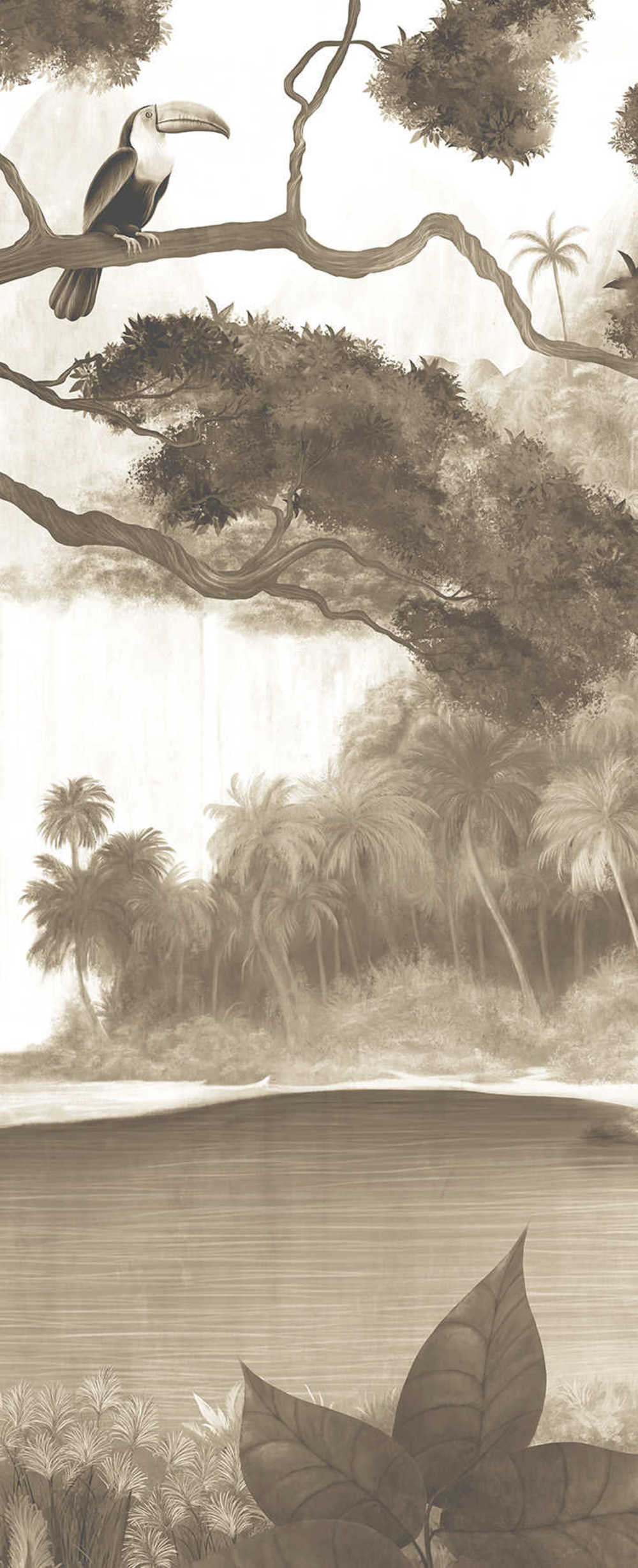 Masureel Wall Designs IV DG4TOU1012-260 Toucan Sepia