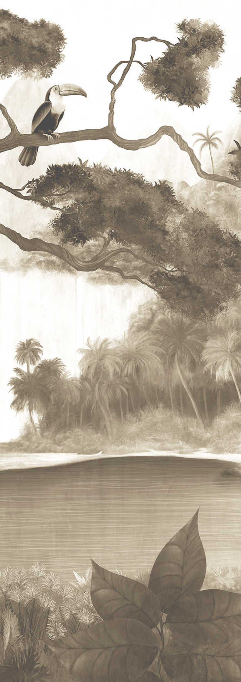Masureel Wall Designs IV DG4TOU1012-300 Toucan Sepia