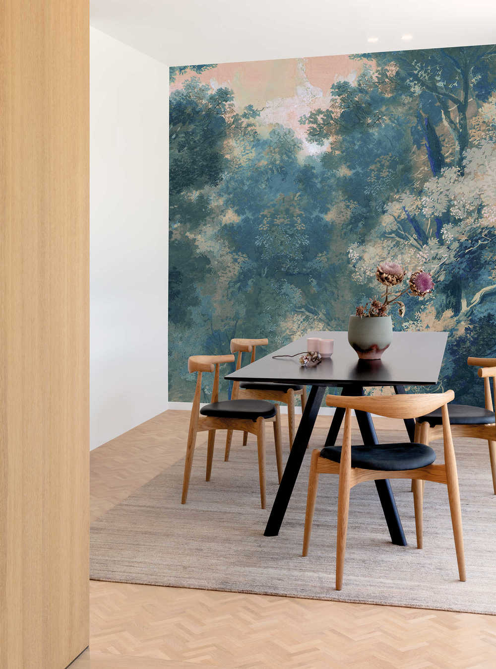 Masureel Wall Designs IV DG4WOO1011-260 Wood Blue