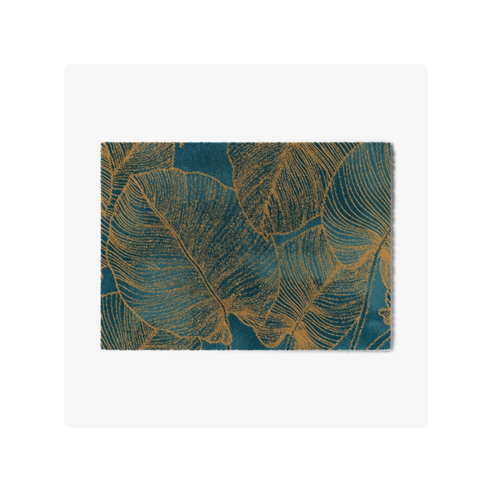 ColorStar Botanical Turquoise – Wasbare droogloopmat