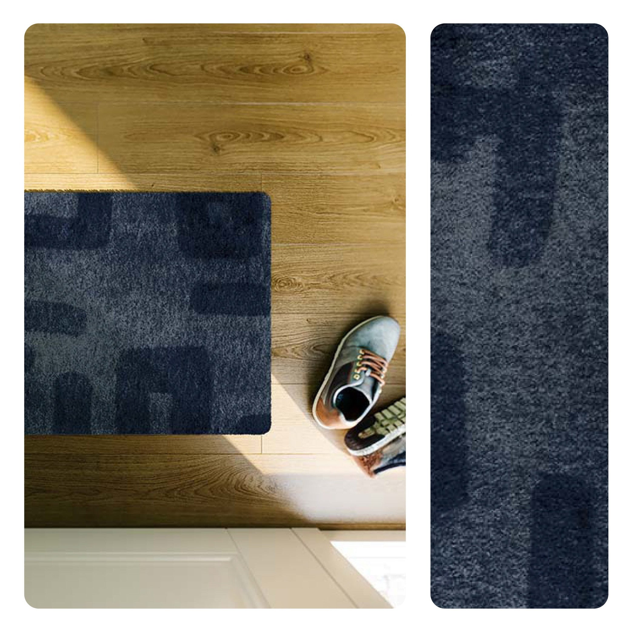 ColorStar Ethnic Navy Blue – Wasbare droogloopmat