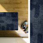ColorStar Ethnic Navy Blue – Wasbare droogloopmat