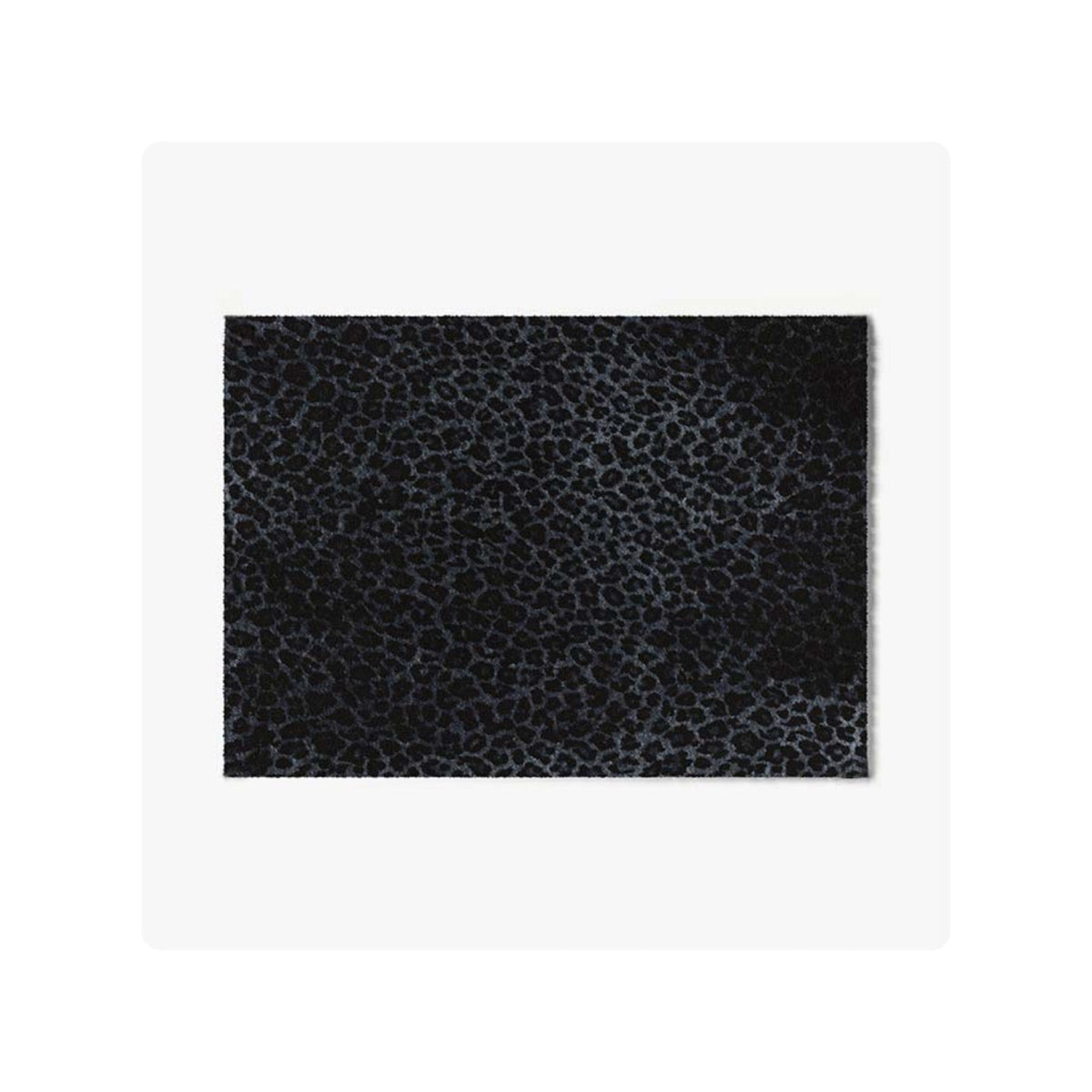 ColorStar Leopard Navy Blue – Wasbare droogloopmat