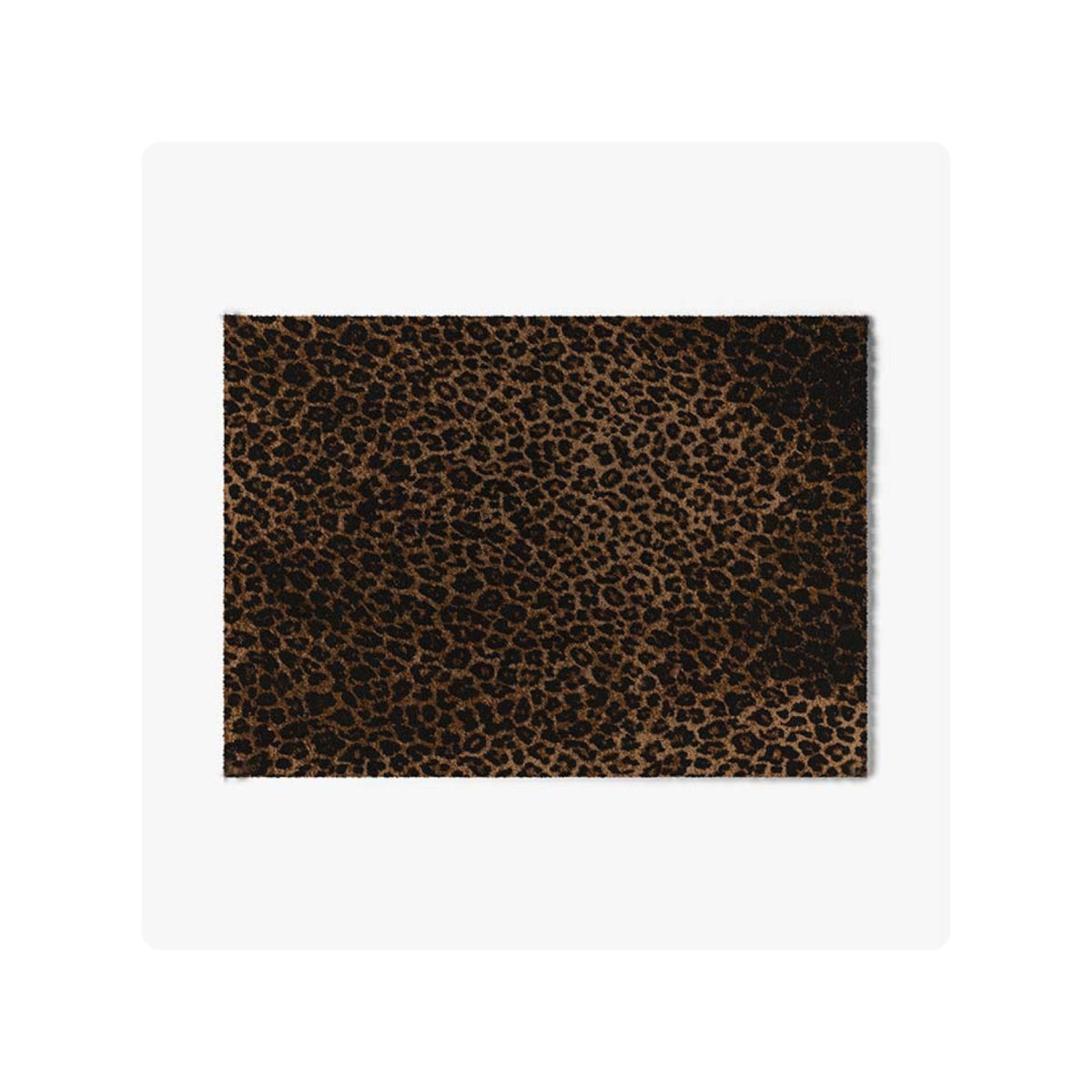 ColorStar Leopard Natural – Wasbare droogloopmat