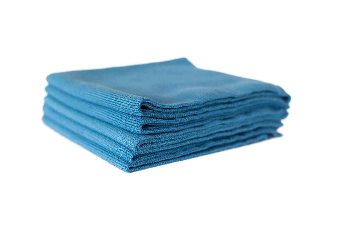Microvezeldoek 40 x 40 cm - Blauw - 5 stuks