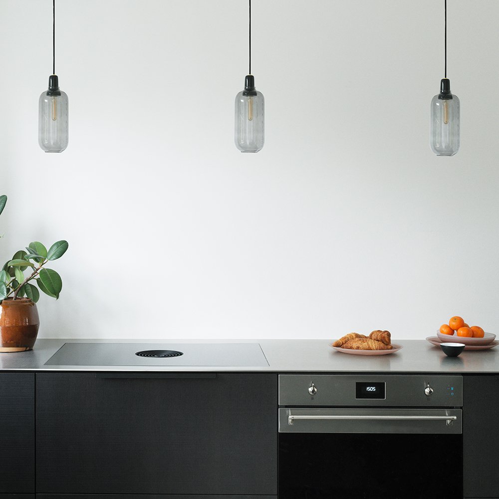 Normann Copenhagen Hanglamp Amp Marble Large - Gerookt Zwart