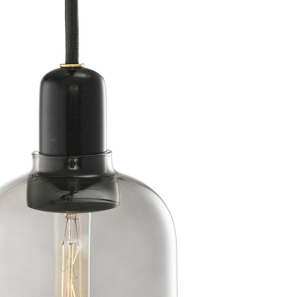 Normann Copenhagen Hanglamp Amp Marble Large - Gerookt Zwart