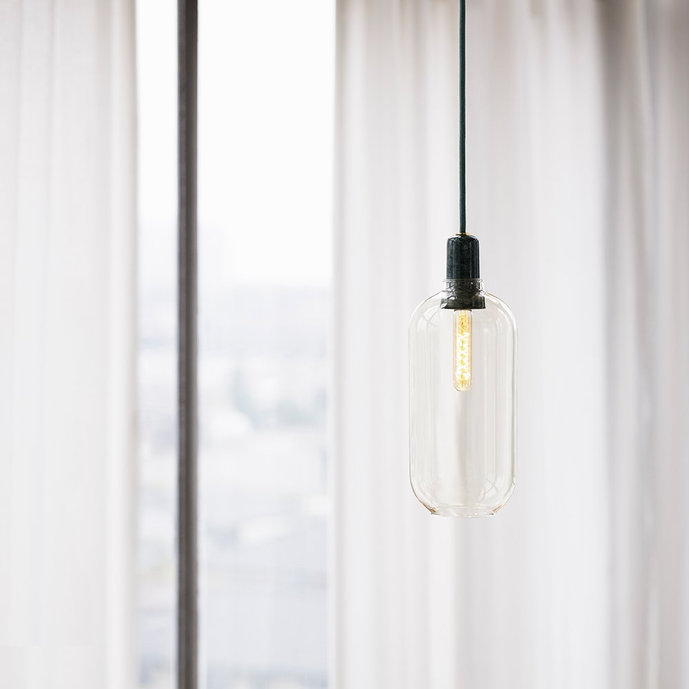 Normann Copenhagen Hanglamp Amp Marble Large - Goud Groen