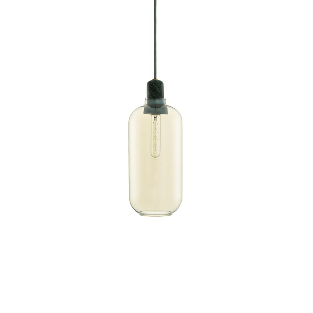 Normann Copenhagen Hanglamp Amp Marble Large - Goud Groen