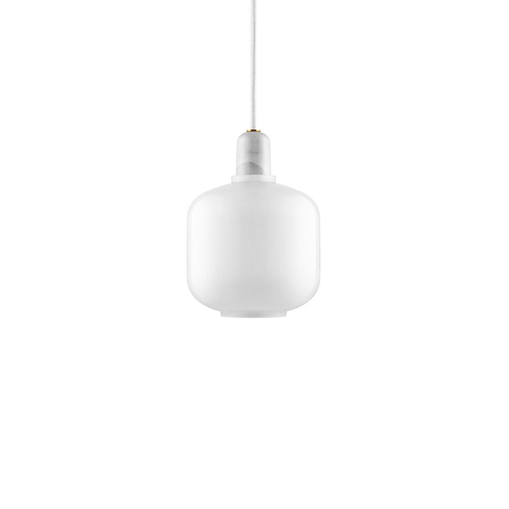 Normann Copenhagen Hanglamp Amp Marble Small - Wit-Wit