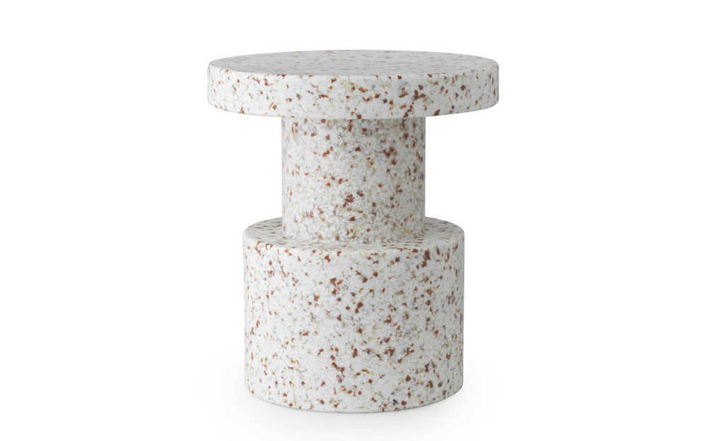Normann Copenhagen Bijzettafel Bit Stool - Wit