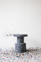 Normann Copenhagen Bijzettafel Bit Stool - Zwart Multi