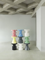Normann Copenhagen Bijzettafel Bit Stool - Zwart Multi