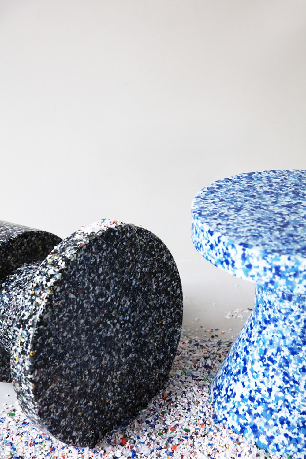 Normann Copenhagen Bijzettafel Bit Stool Cone - Blauw