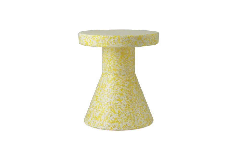 Normann Copenhagen Bijzettafel Bit Stool Cone - Geel