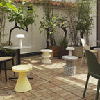 Normann Copenhagen Bijzettafel Bit Stool Cone - Geel