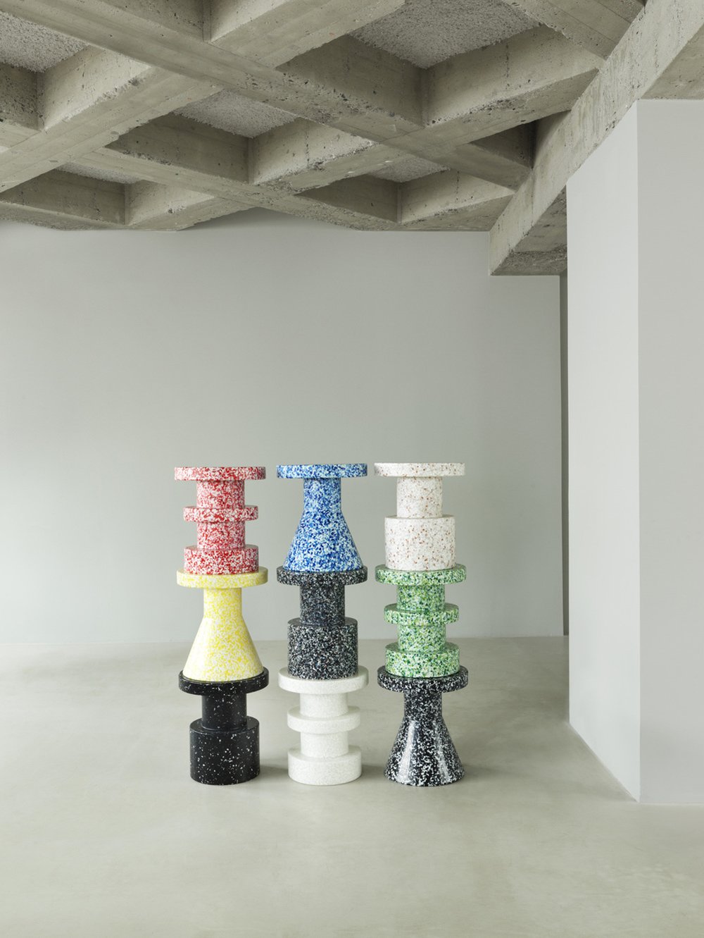 Normann Copenhagen Bijzettafel Bit Stool Stack - Groen