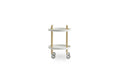 Normann Copenhagen Bijzettafel Block Trolley - Wit - Rond