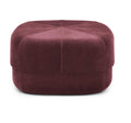 Normann Copenhagen Poef Circus Velour - Donkerrood