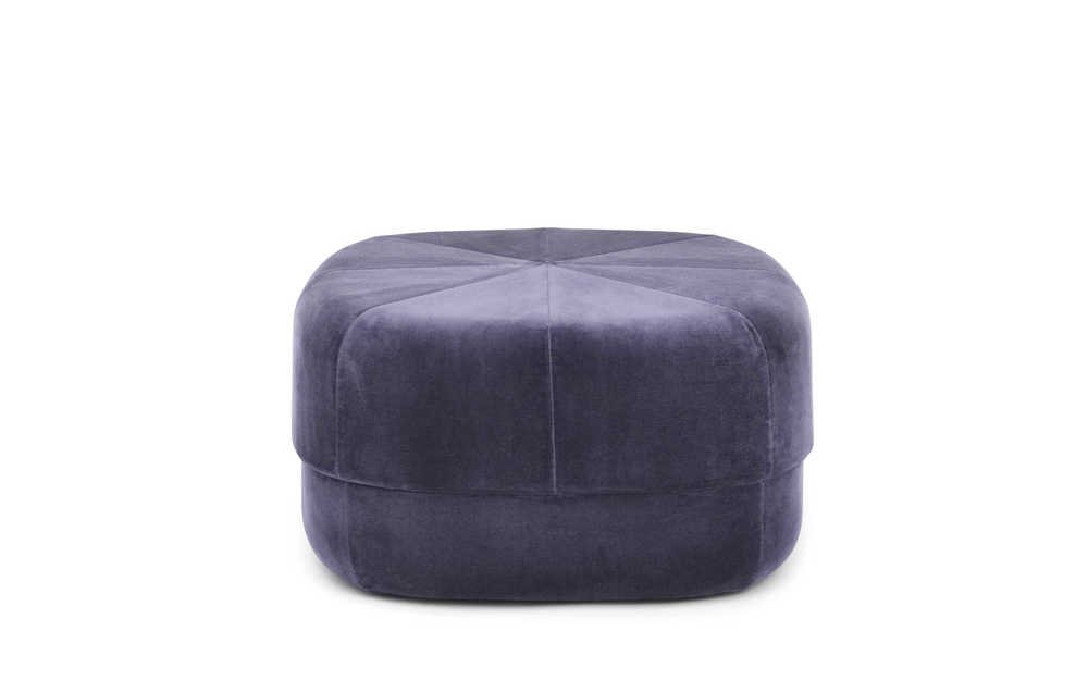 Normann Copenhagen Poef Circus Velour - Paars