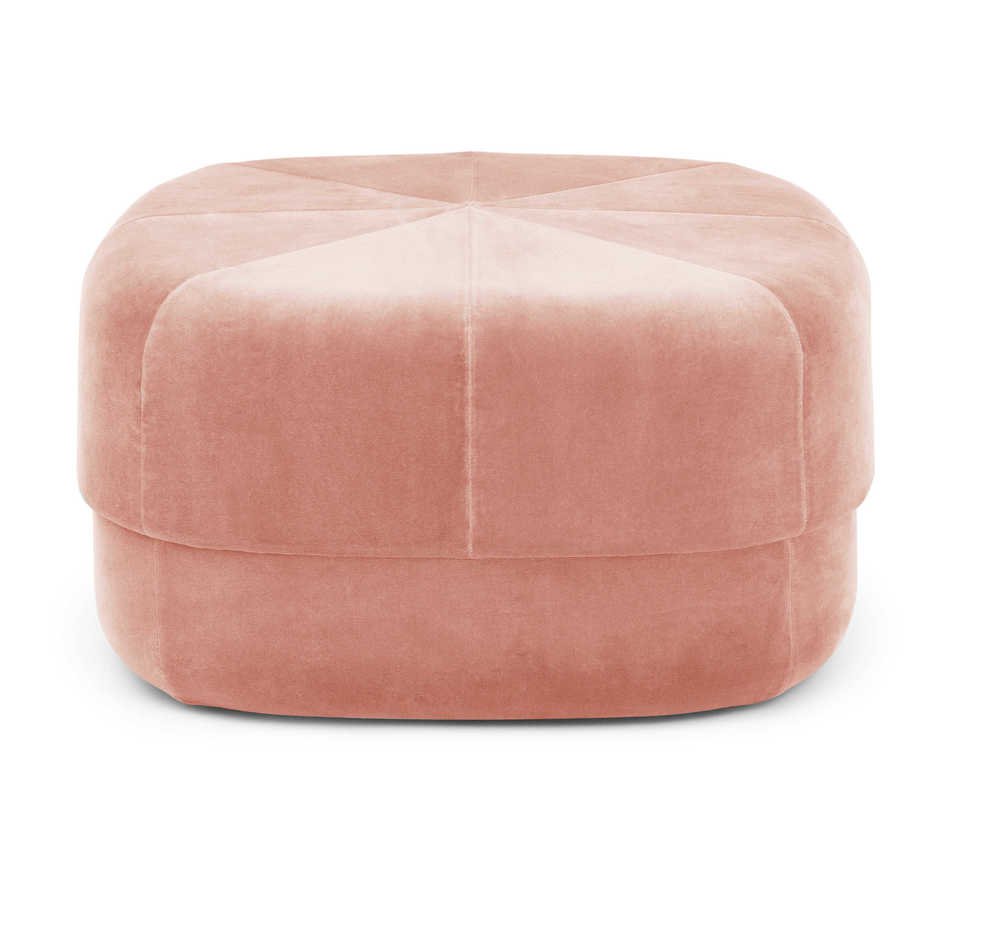 Normann Copenhagen Poef Circus Velour - Roze