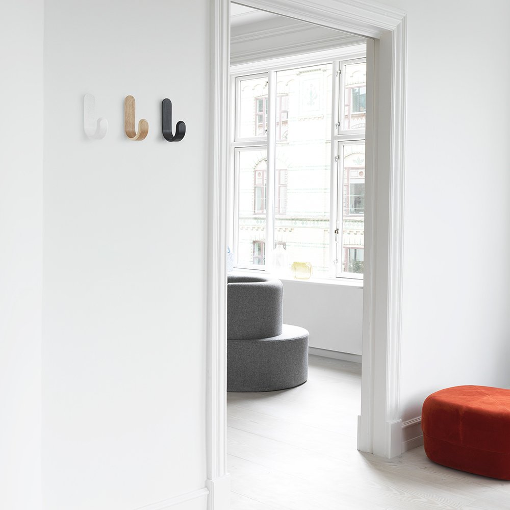 Normann Copenhagen Wandhaak Curve Hook - Wit