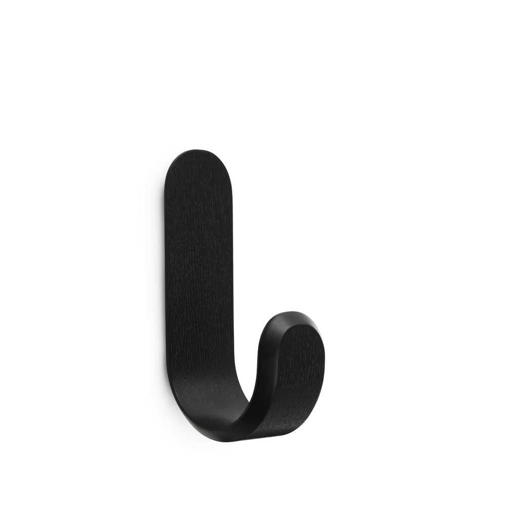 Normann Copenhagen Wandhaak Curve Hook - Zwart