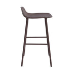 Normann Copenhagen Barkruk Form - Bruin Staal