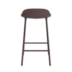 Normann Copenhagen Barkruk Form - Bruin Staal