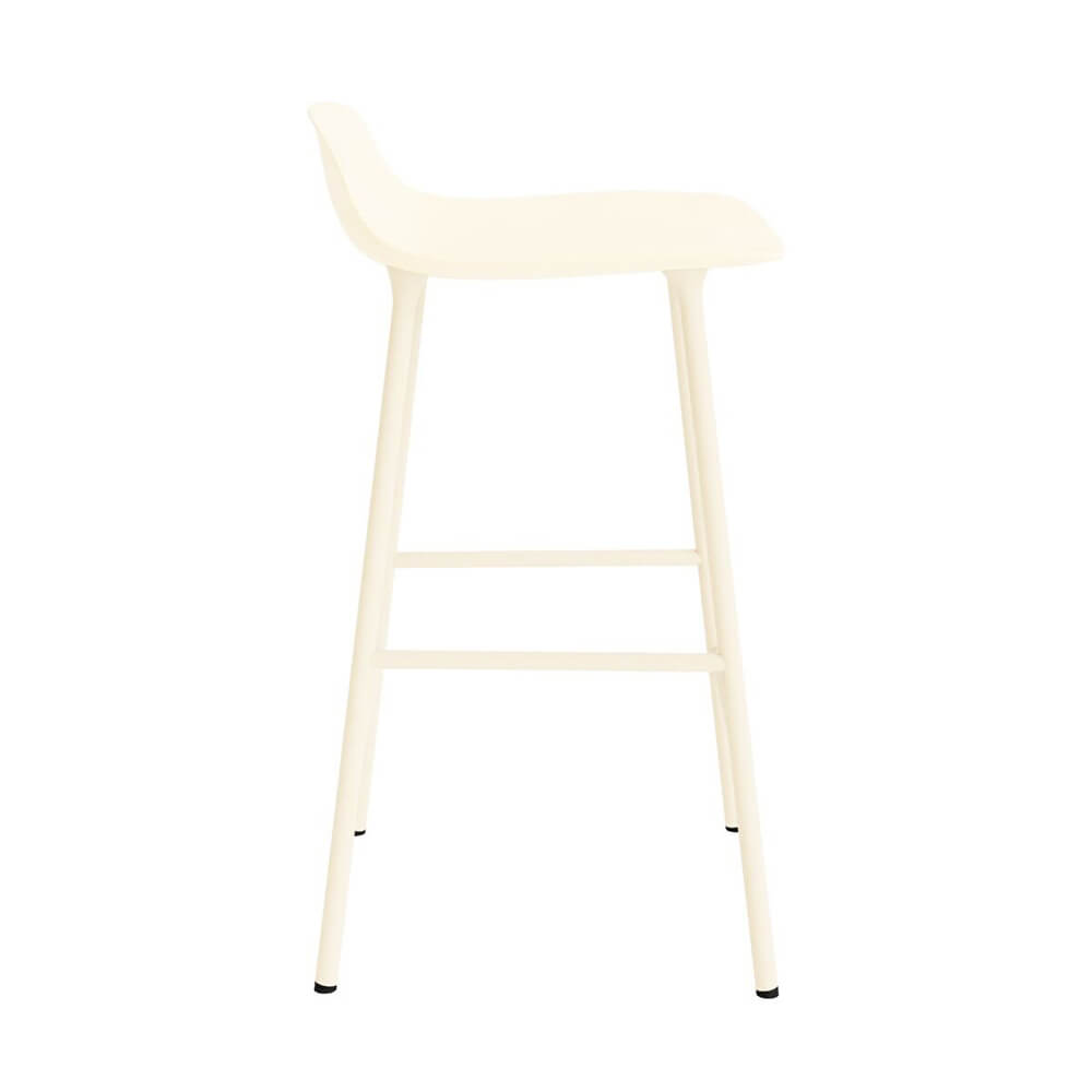 Normann Copenhagen Barkruk Form - Crème Staal