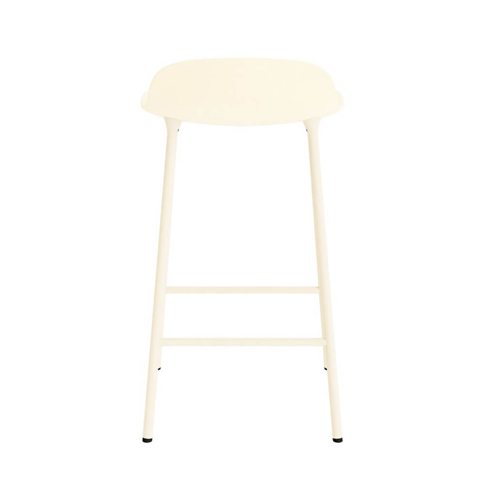 Normann Copenhagen Barkruk Form - Crème Staal