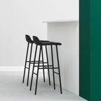 Normann Copenhagen Barkruk Form - Zwart Staal