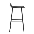 Normann Copenhagen Barkruk Form - Zwart Staal