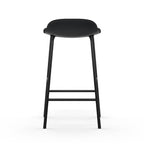 Normann Copenhagen Barkruk Form - Zwart Staal