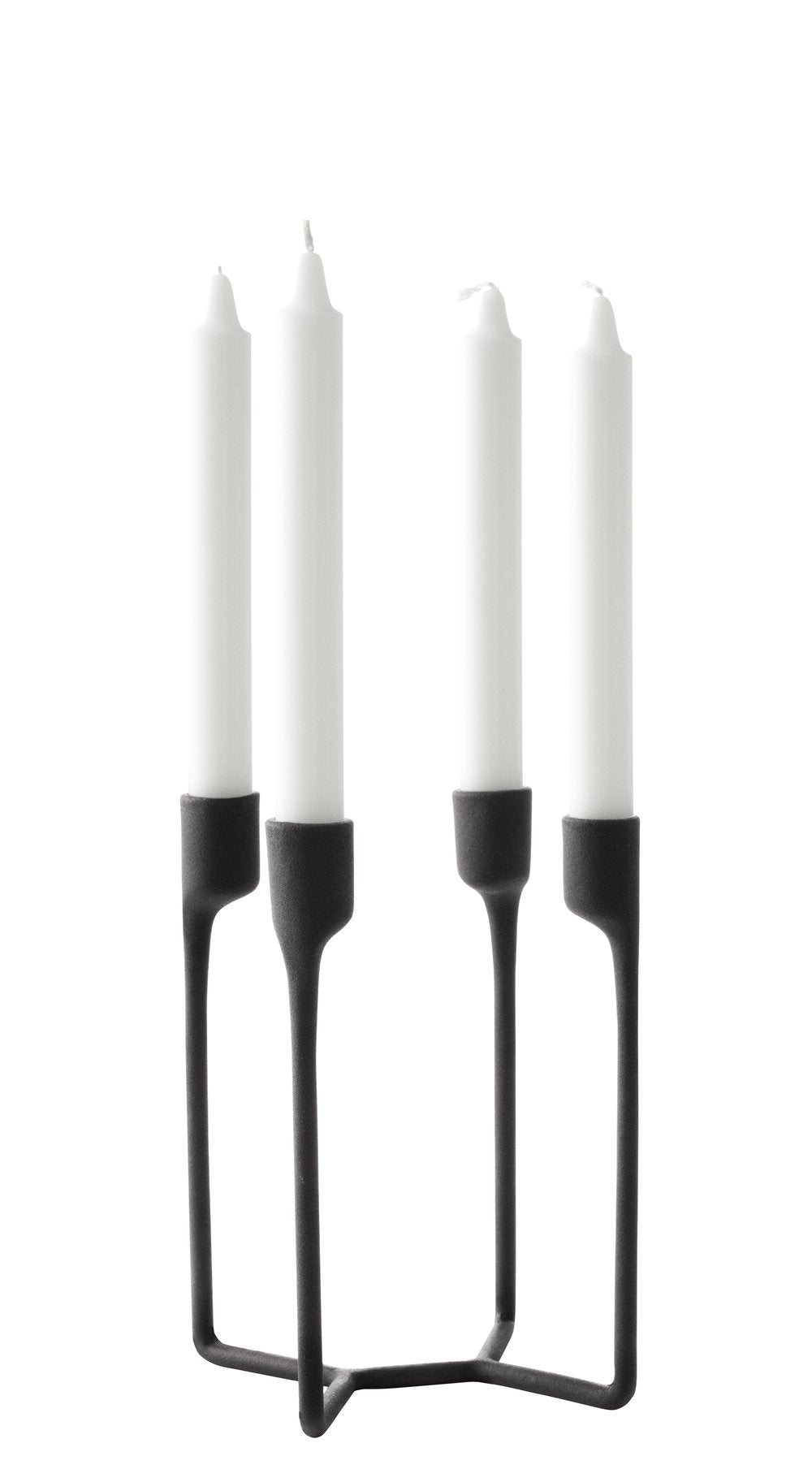 Normann Copenhagen Kandelaar Heima - Zwart - 4 kaarsen