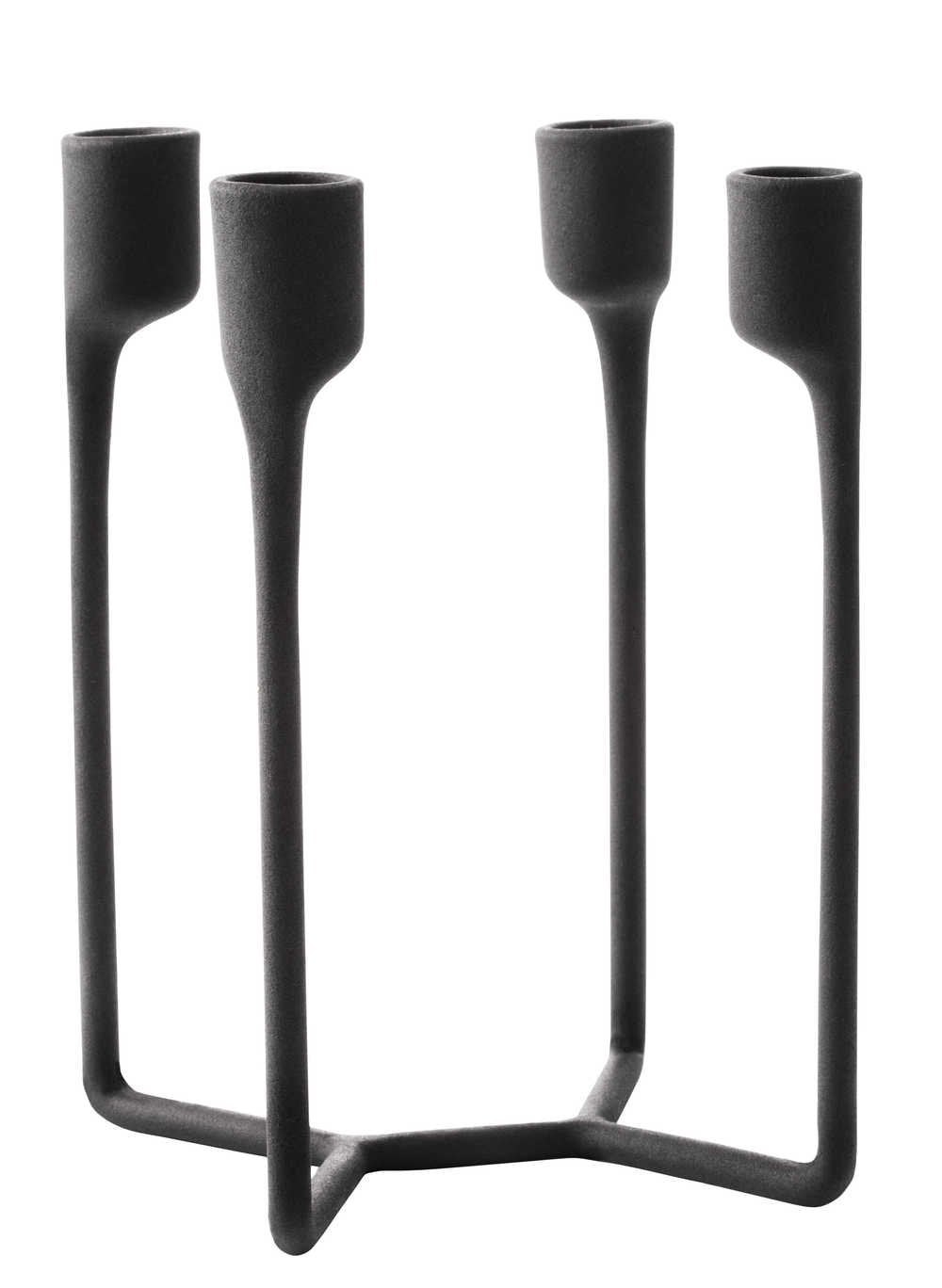 Normann Copenhagen Kandelaar Heima - Zwart - 4 kaarsen