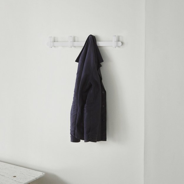 Normann Copenhagen Wandkapstok Hoop - Wit