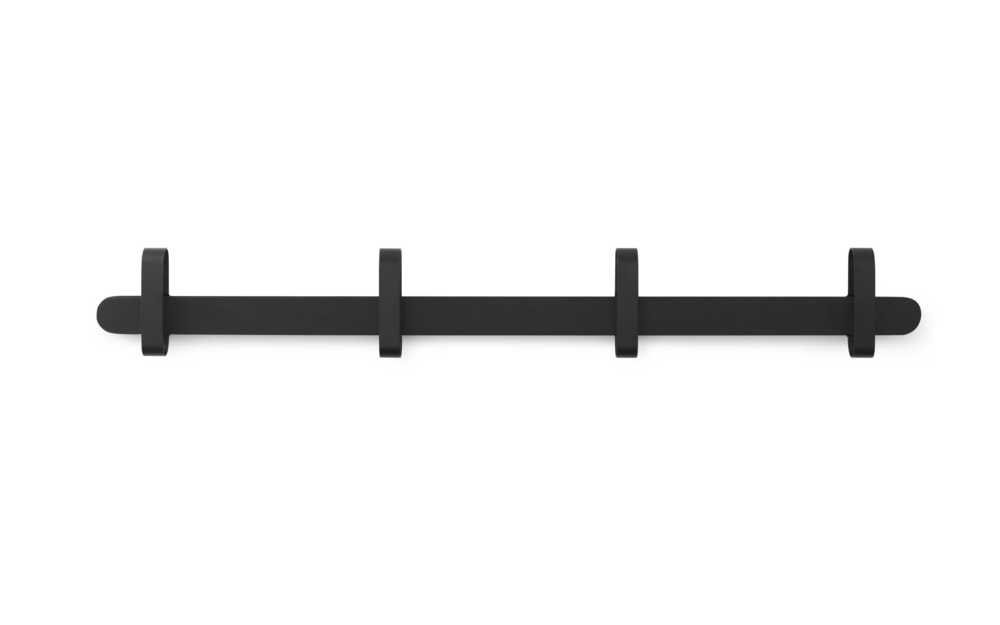 Normann Copenhagen Wandkapstok Hoop - Zwart