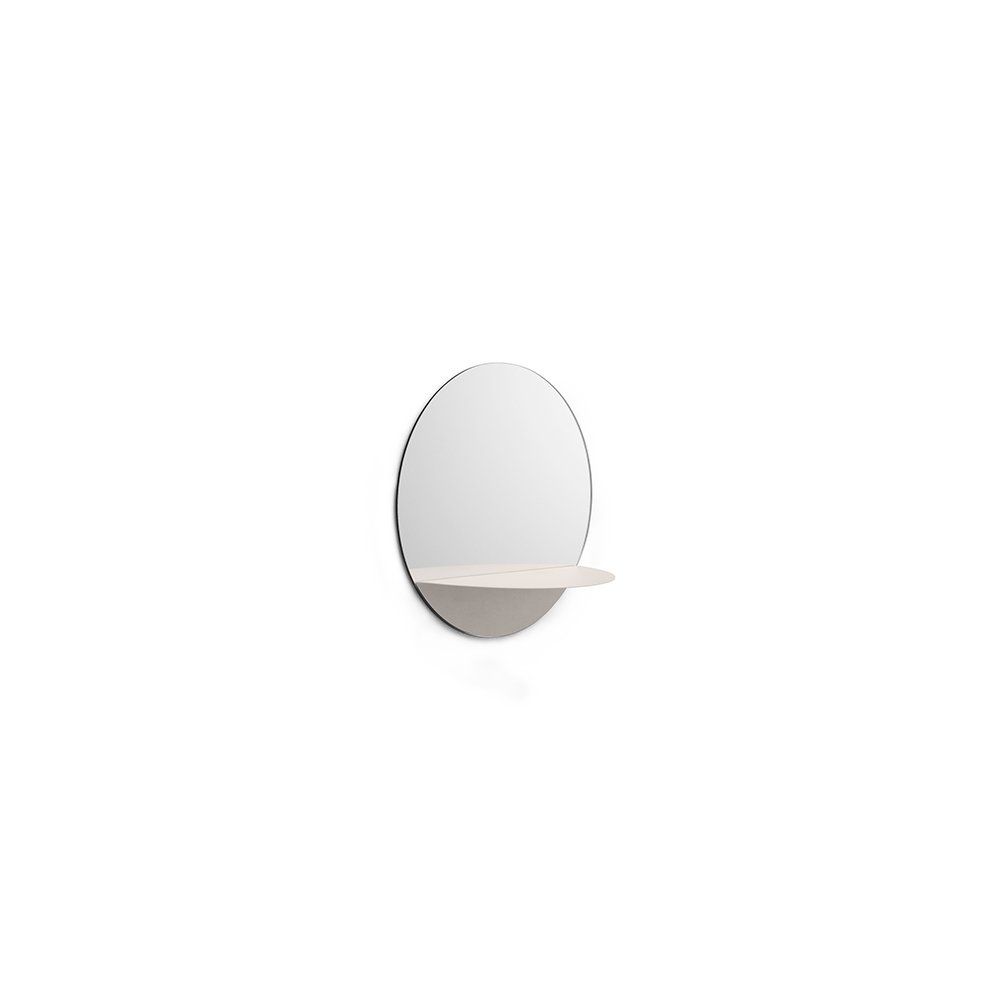 Normann Copenhagen Spiegel Horizon - Rond - Wit