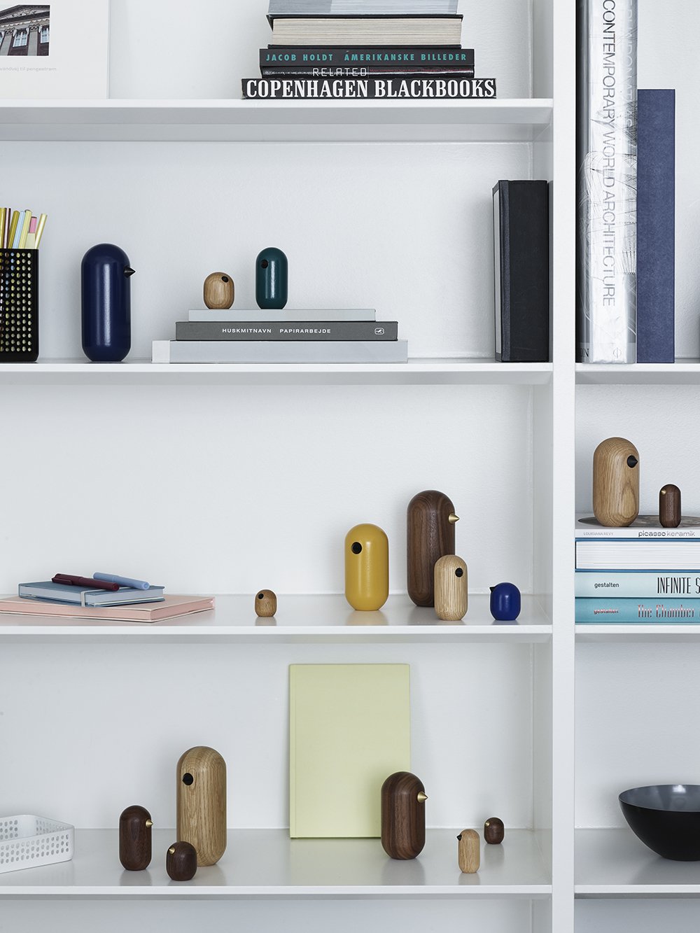 Normann Copenhagen Houten vogel Little Bird - Donkerblauw