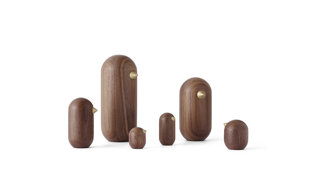 Normann Copenhagen Houten vogel Little Bird - Walnoot