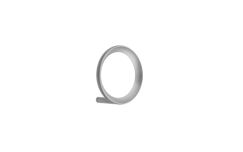 Normann Copenhagen Wandhaak Loop - Geborsteld Zink