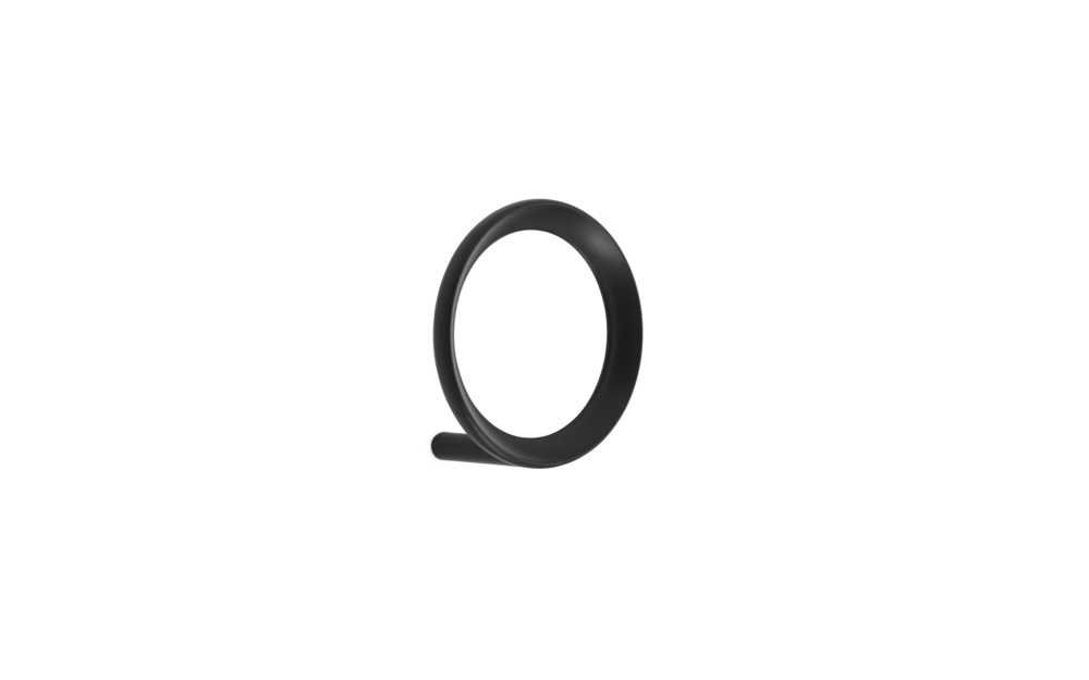 Normann Copenhagen Wandhaak Loop - Zwart
