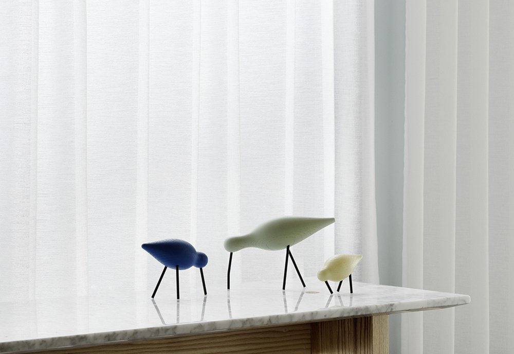 Normann Copenhagen Houten vogel Shorebird - Lichtgroen