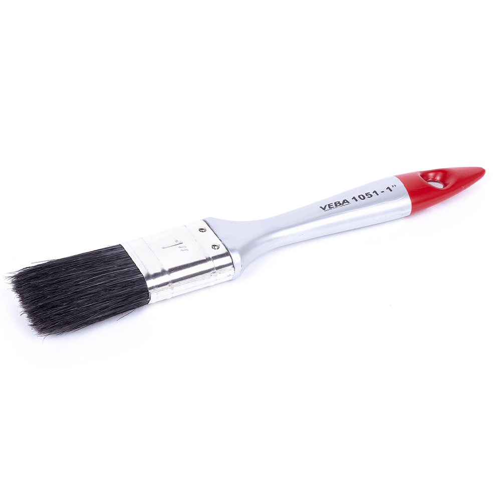 Platte Kwast Zilver 2,5 cm