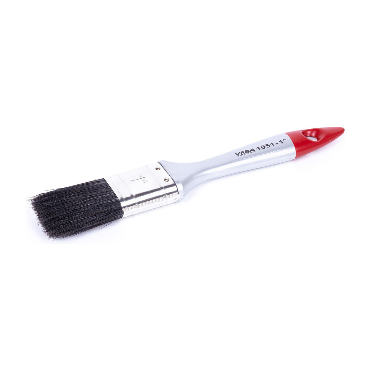 Platte Kwast Zilver 2,5 cm