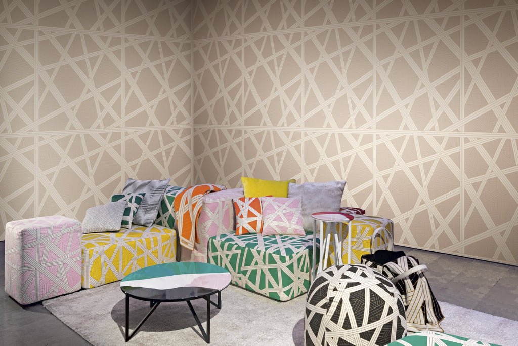 Arte Missoni Home 05 Nastri 10561 behang in interieur
