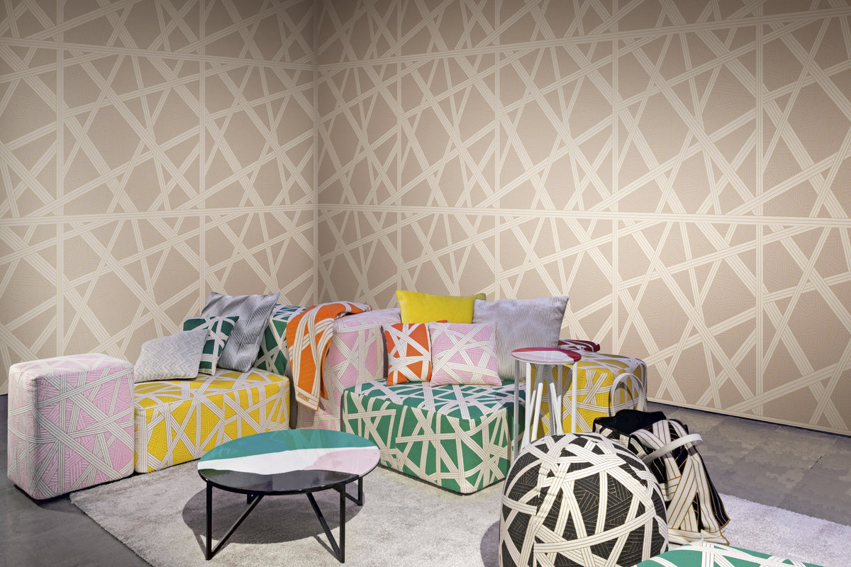 Arte Missoni Home 05 Nastri 10561 behang in interieur