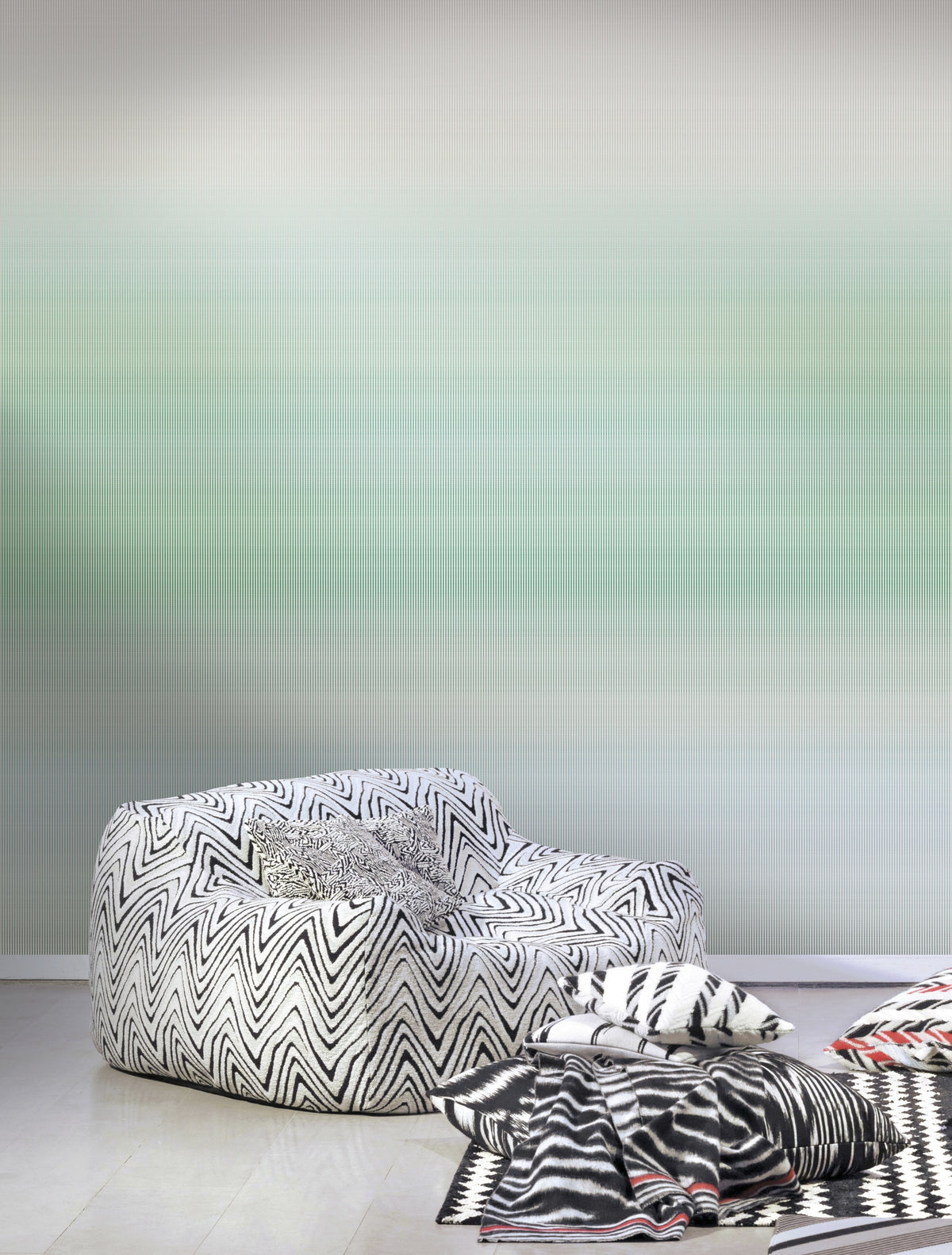 Arte Missoni Home 05 Oleg 10570 fotobehang in interieur